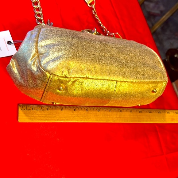 WOW POSHMARK - Authentic NWT Gold Leather HOBO Friday Date Night Supermodel Bag - Picture 7 of 16